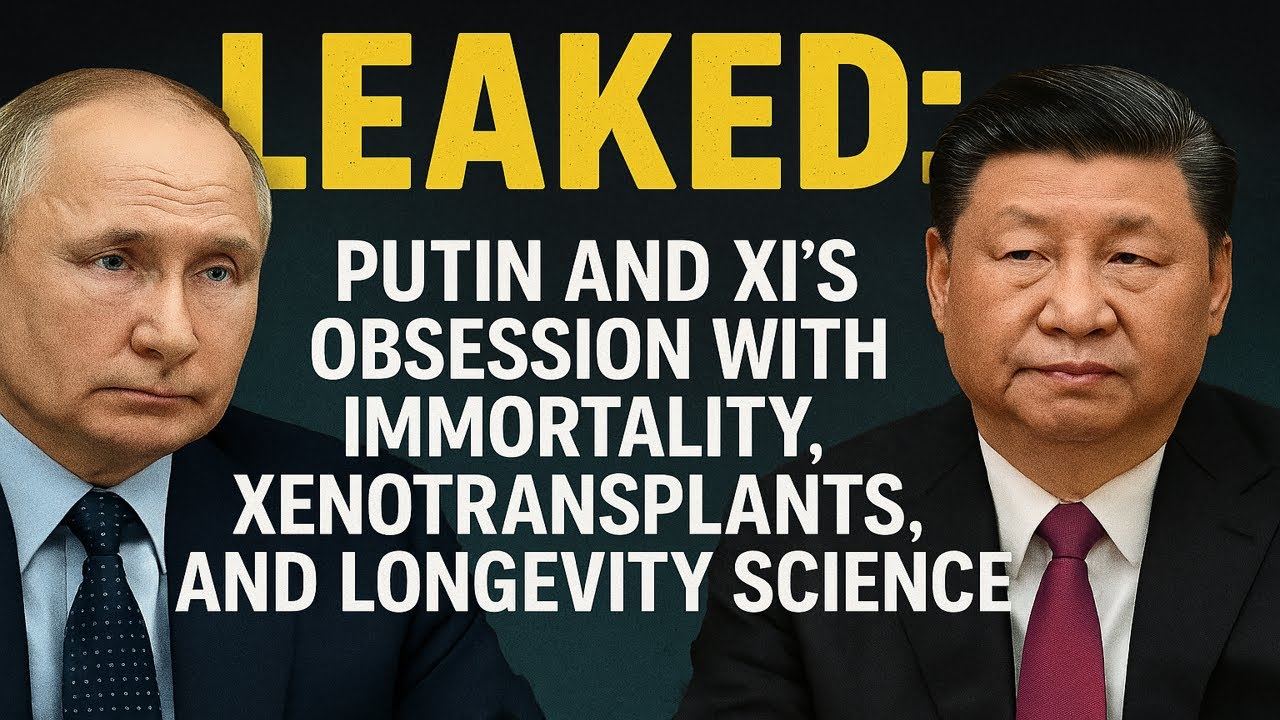 Leaked: Putin and Xi&rsquo;s Obsession with Immortality, Xenotransplants, and Longevity Science