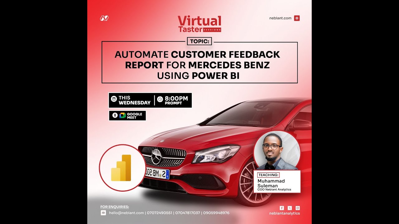 Automate Customer Feedback Report for Mercedes Benz Using Power BI