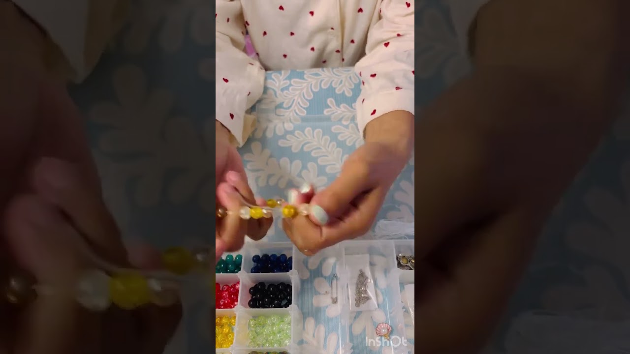 DIY BEADS CRYSTAL BRACELET 