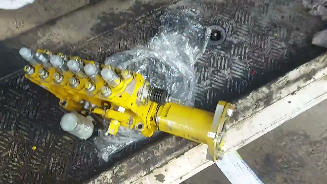 SAA12V140 komatsu engine,injection pump installing and timing setting