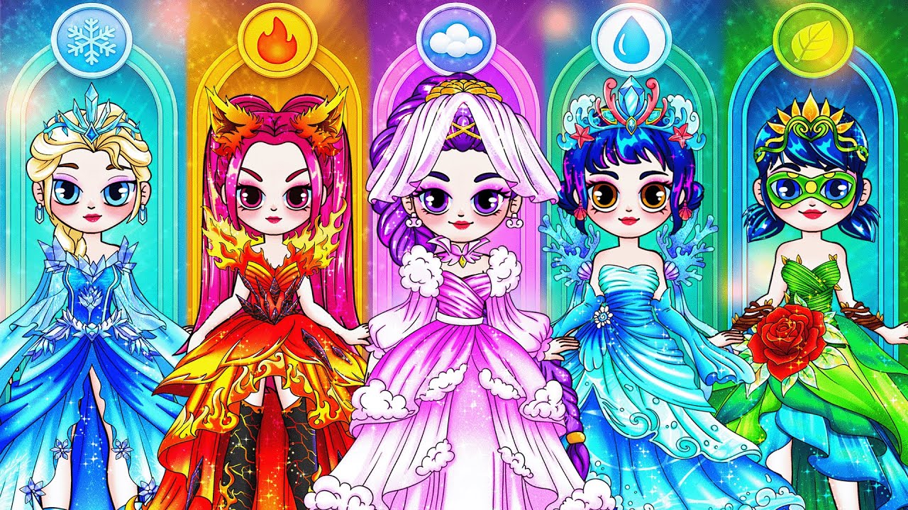 What Happened To Poor Rumi & Saja Boys? 😭 Dress Up Challenge - Best DIY Fashion Paper Dolls