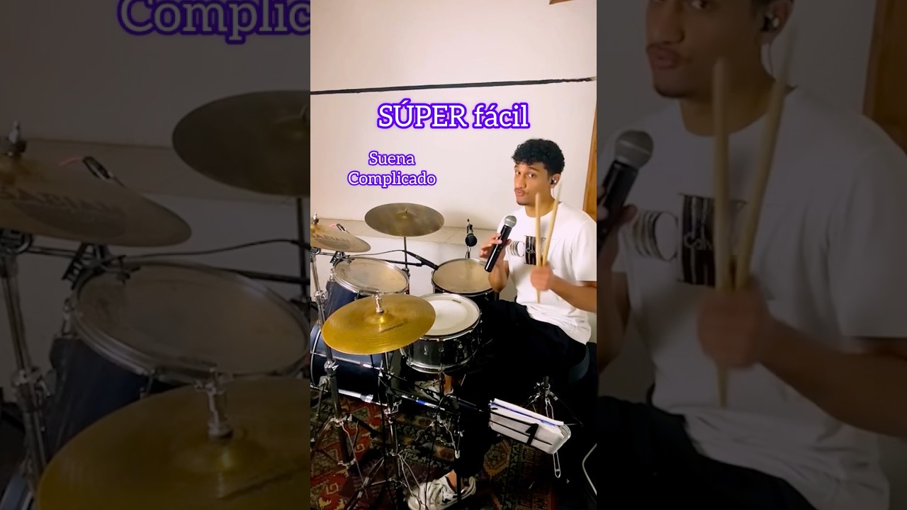 Remate de bater&iacute;a S&Uacute;PER f&aacute;cil pero suena complicado #drummer #drumlessons