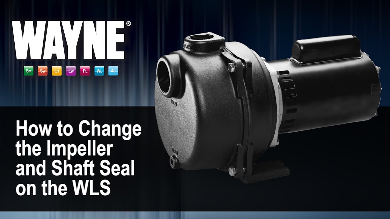 How to Change the Impeller and Shaft Seal on the WLS