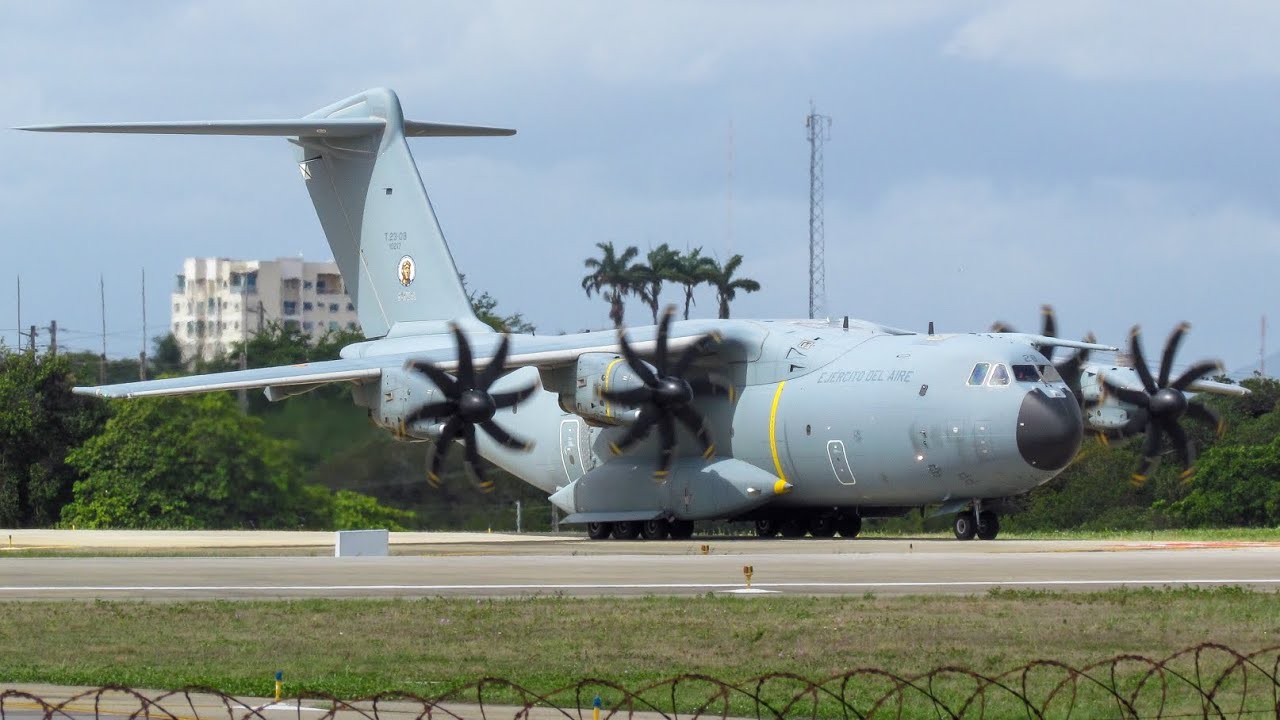 2 PLANE TAKEOFFS & LANDINGS 🇧🇷Fortaleza Pinto Martins Int'l Airport Plane Spotting [FOR/SBFZ]A400M