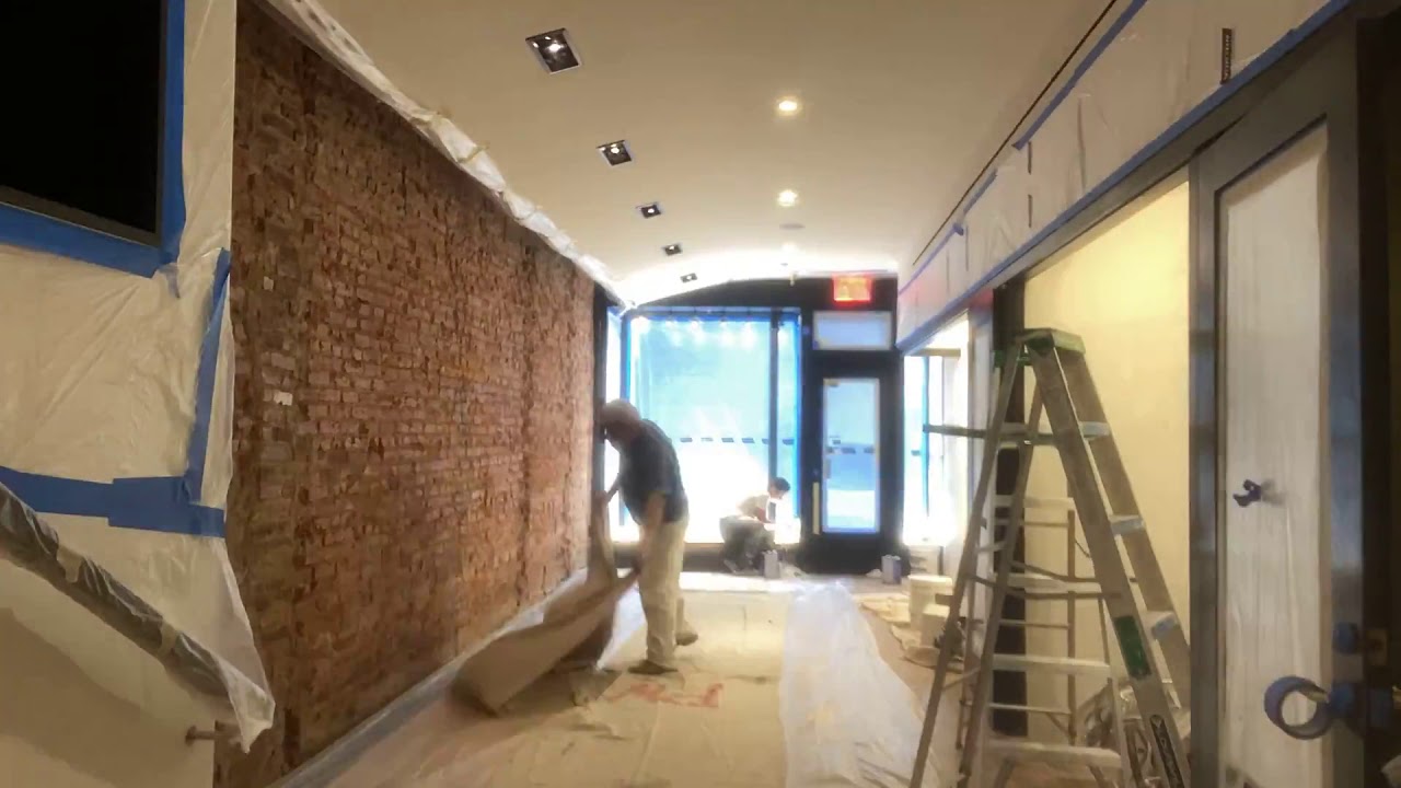 Brick Wall Painter West Village - Paintworks & Decorating - Time Lapse