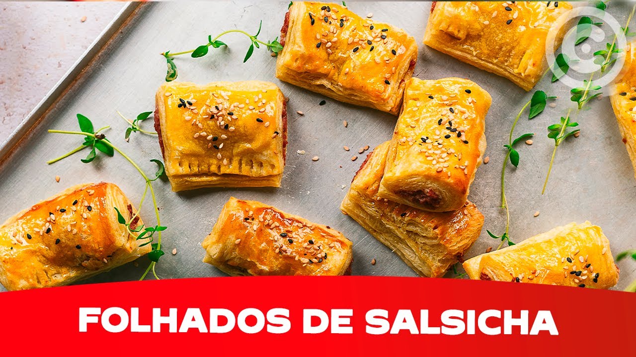 Folhados de Salsicha: Entrada fácil e deliciosa
