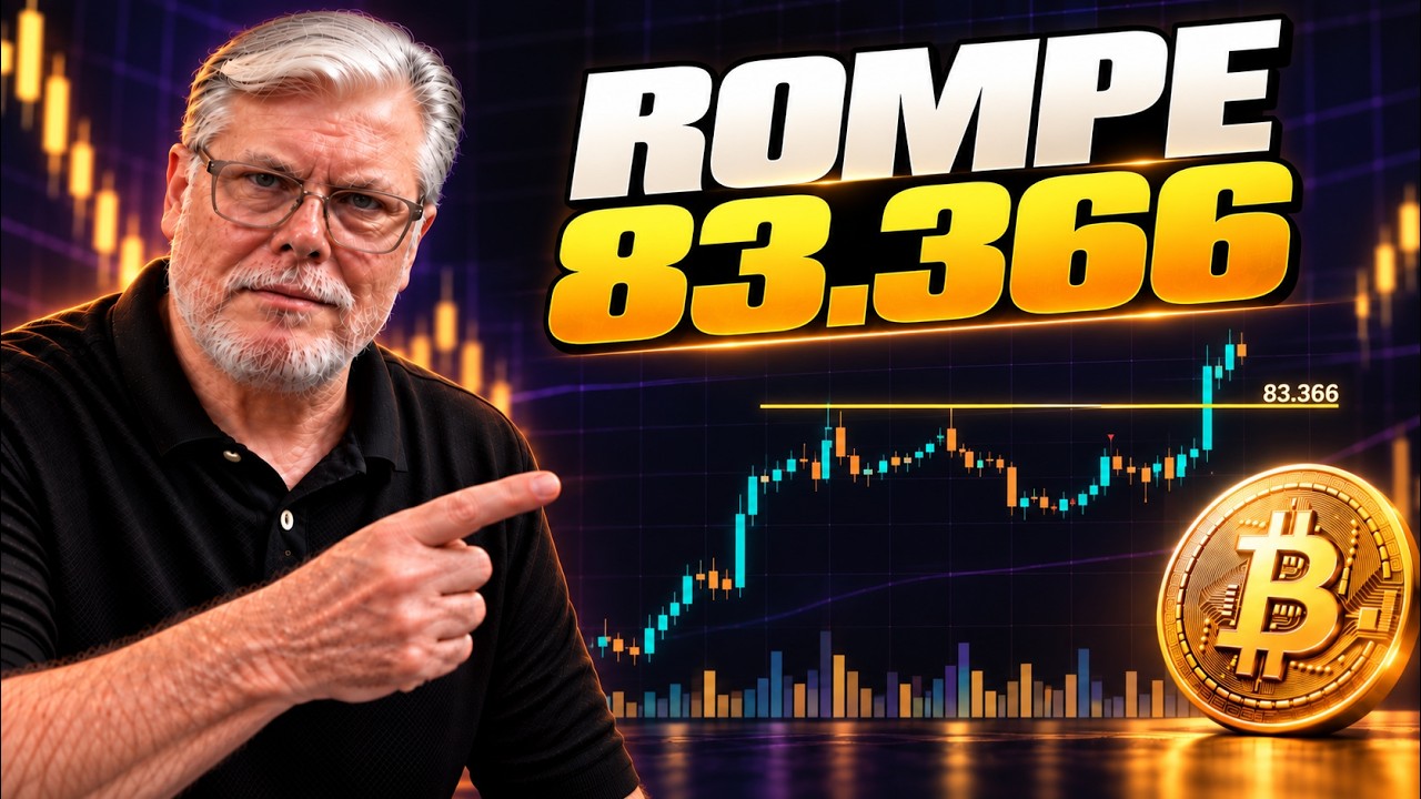 Bitcoin rompe 83.366 y alcanza el primer objetivo t&eacute;cnico
