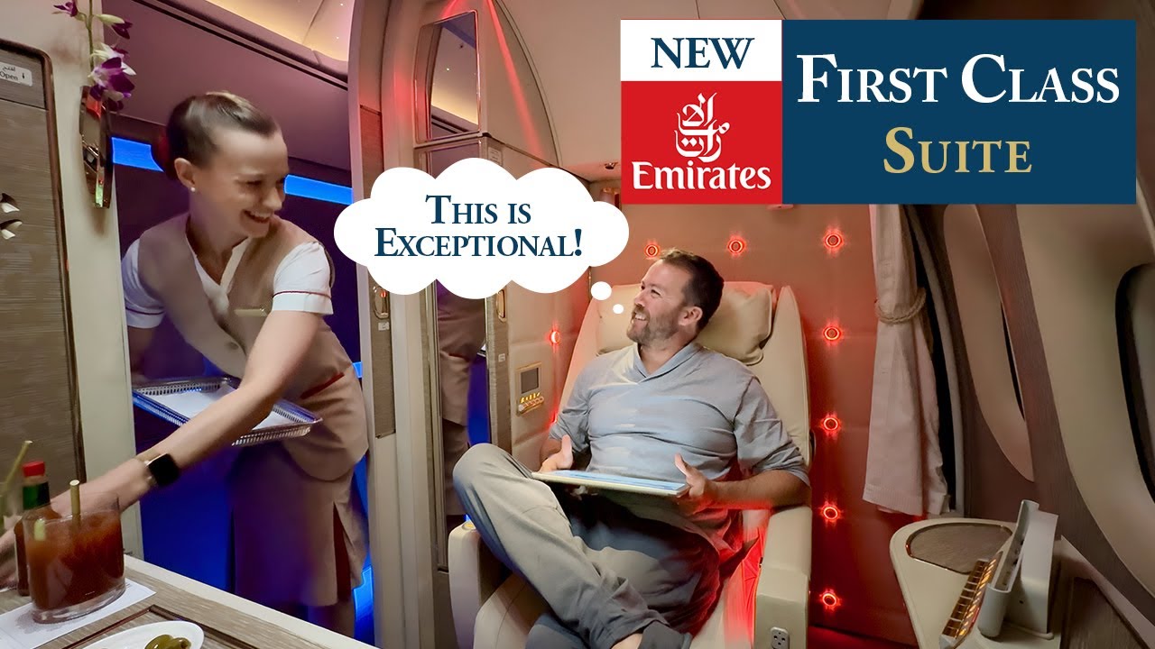 Я летал подряд двумя рейсами первого класса Emirates в люксах | Честная правда