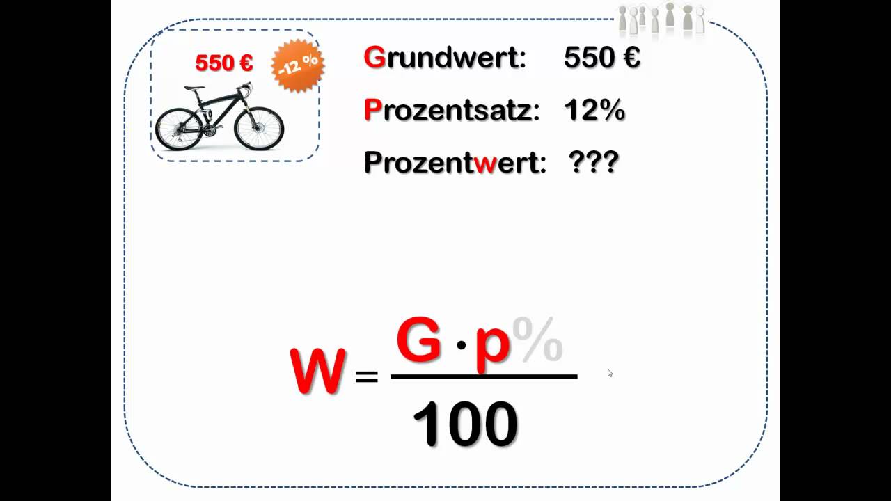 Prozentrechnung: Einfaches berechnen des Prozentwertes mit einem fantastischen Trick.