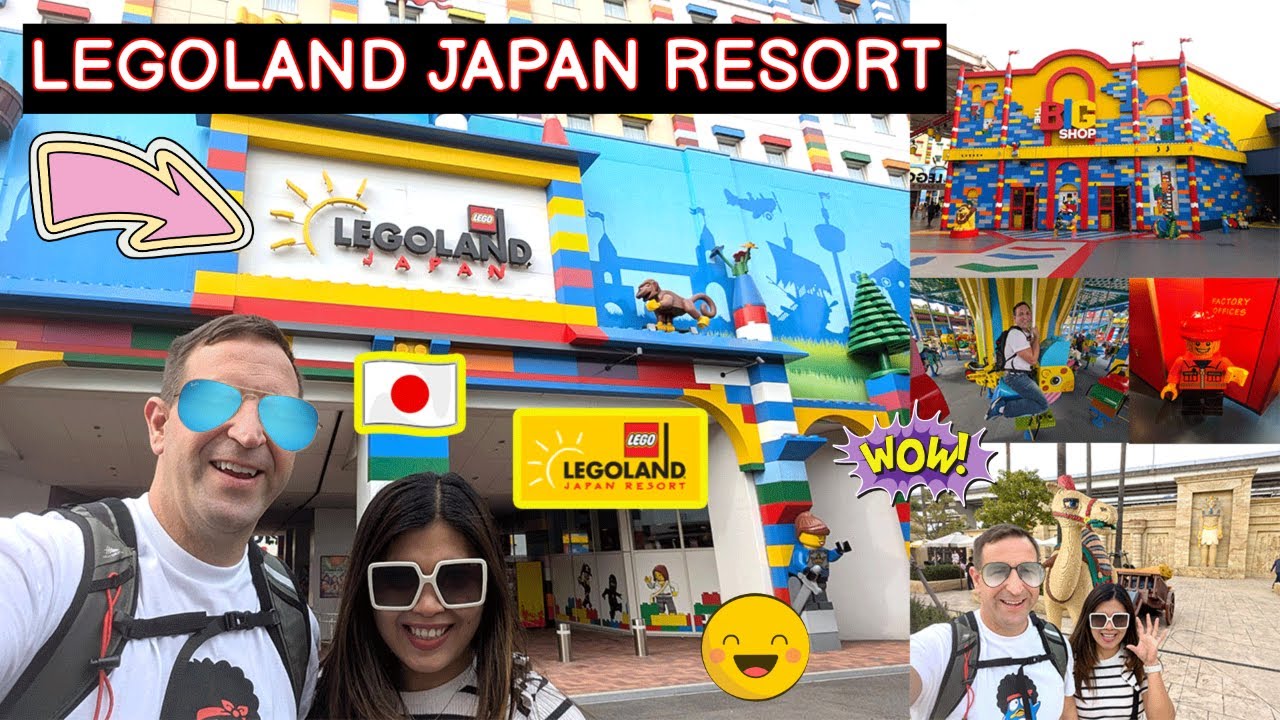 WHAT TO SEE IN LEGOLAND JAPAN RESORT チケットブース + BRICK LEGO FACTORY TOUR + WALKING TOUR  🇯🇵