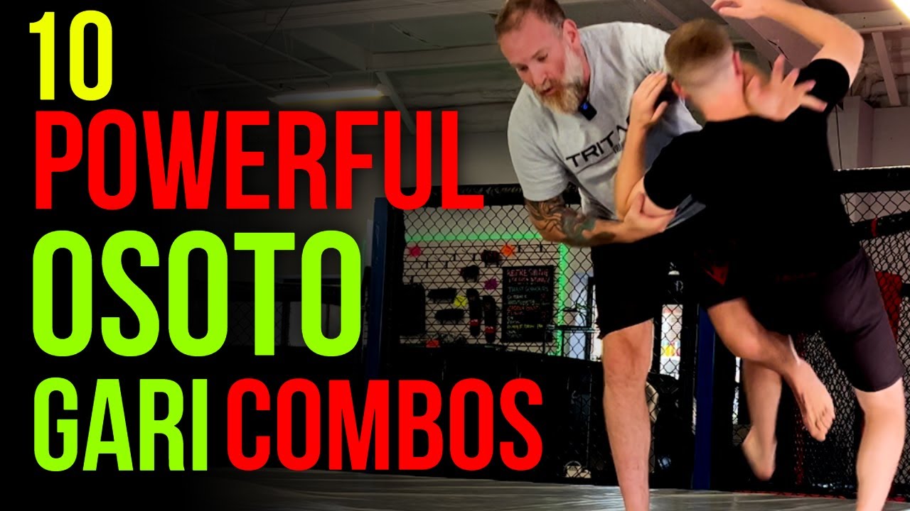 10 POWERFUL Osoto Gari Combinations and Flows #jujitsu #judo #martialarts #mmatraining