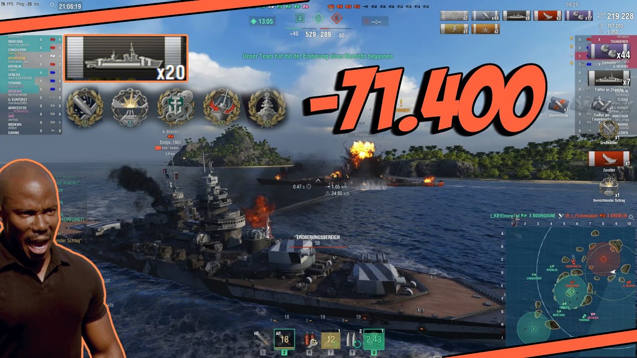 Bourgogne 293k 20 cits 6 frags - WOWS