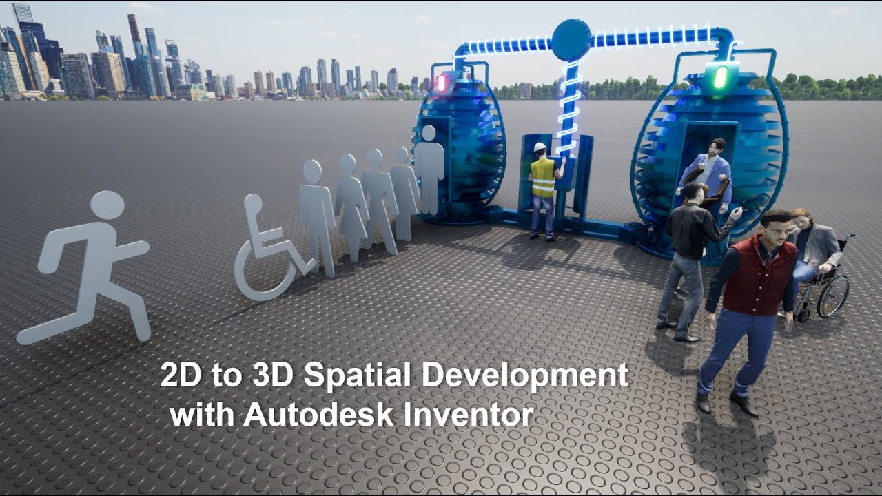 2D to 3D Spatial Development with Autodesk Inventor