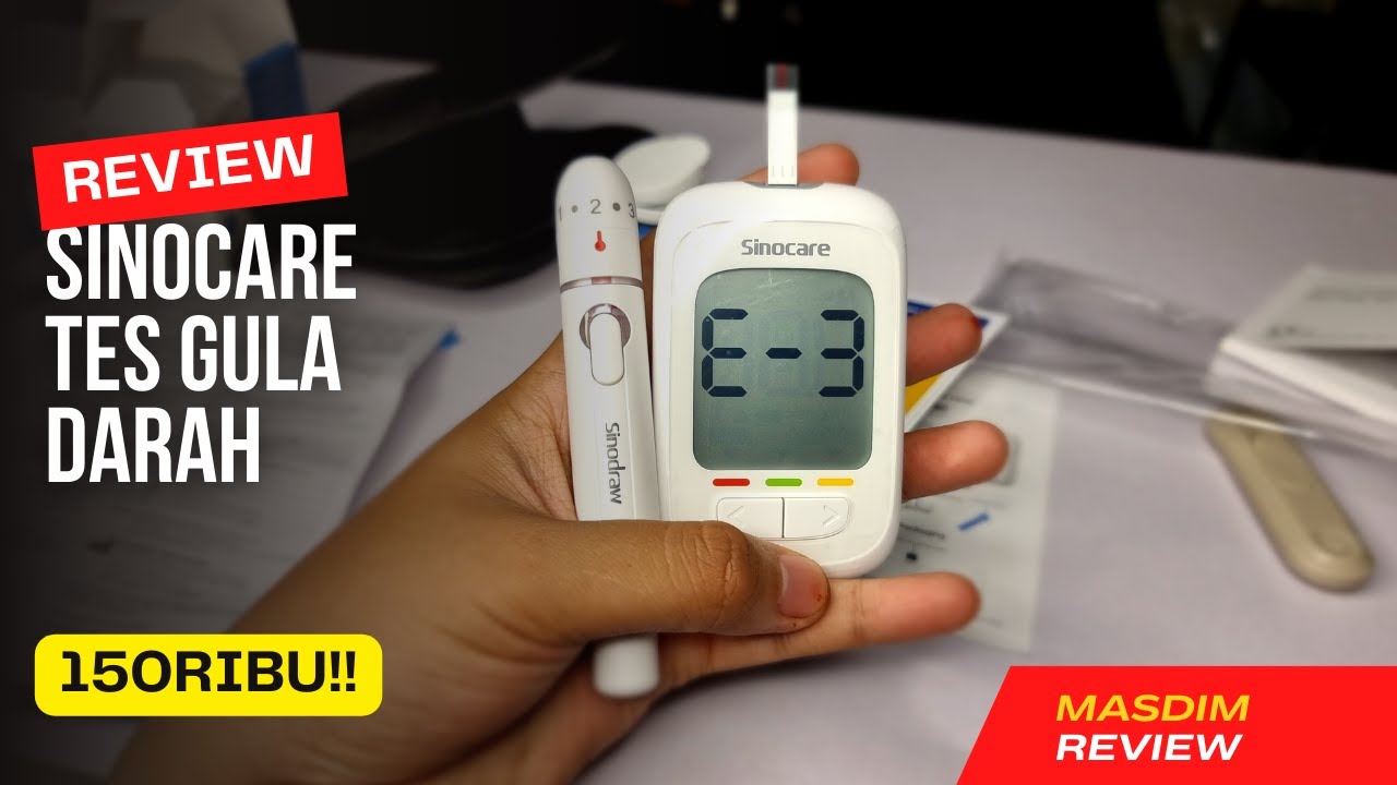 Tes Gula Darah di Rumah❗❗Review Sinocare Tes Gula Darah❗ #review #tutorial