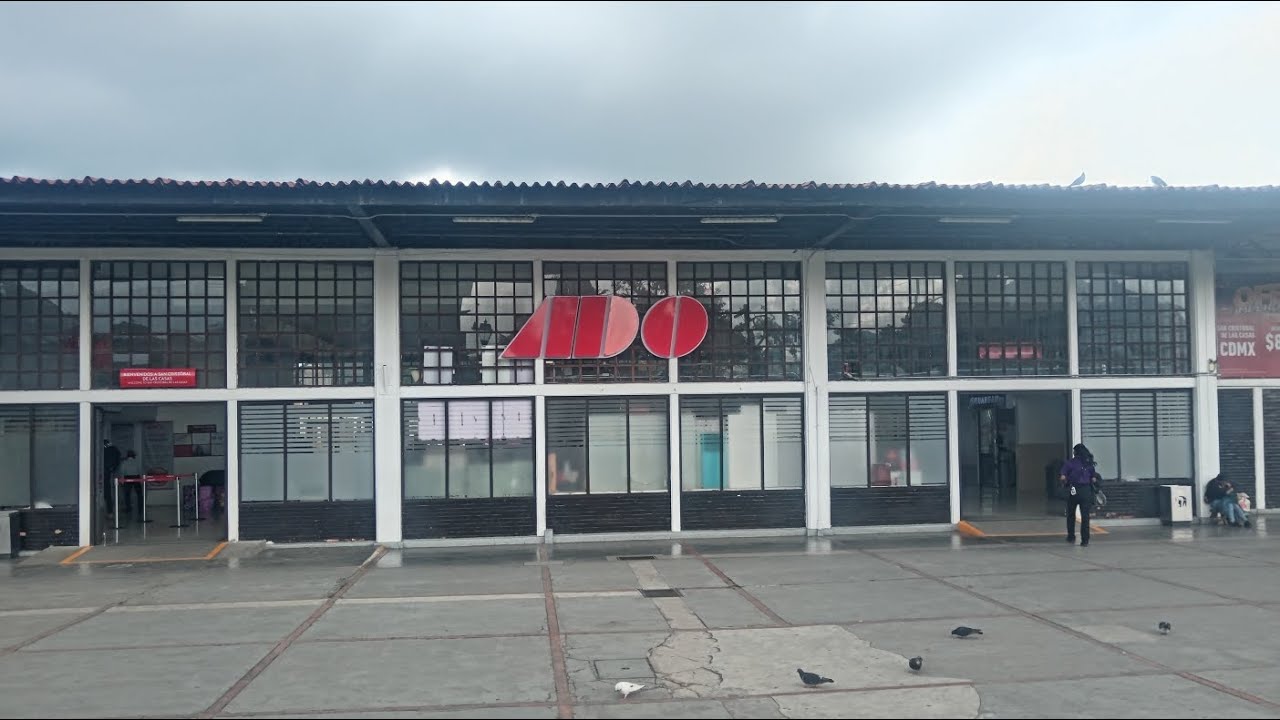 Llegando a la terminal de ado en san Cristóbal de las casas, chiapas. 