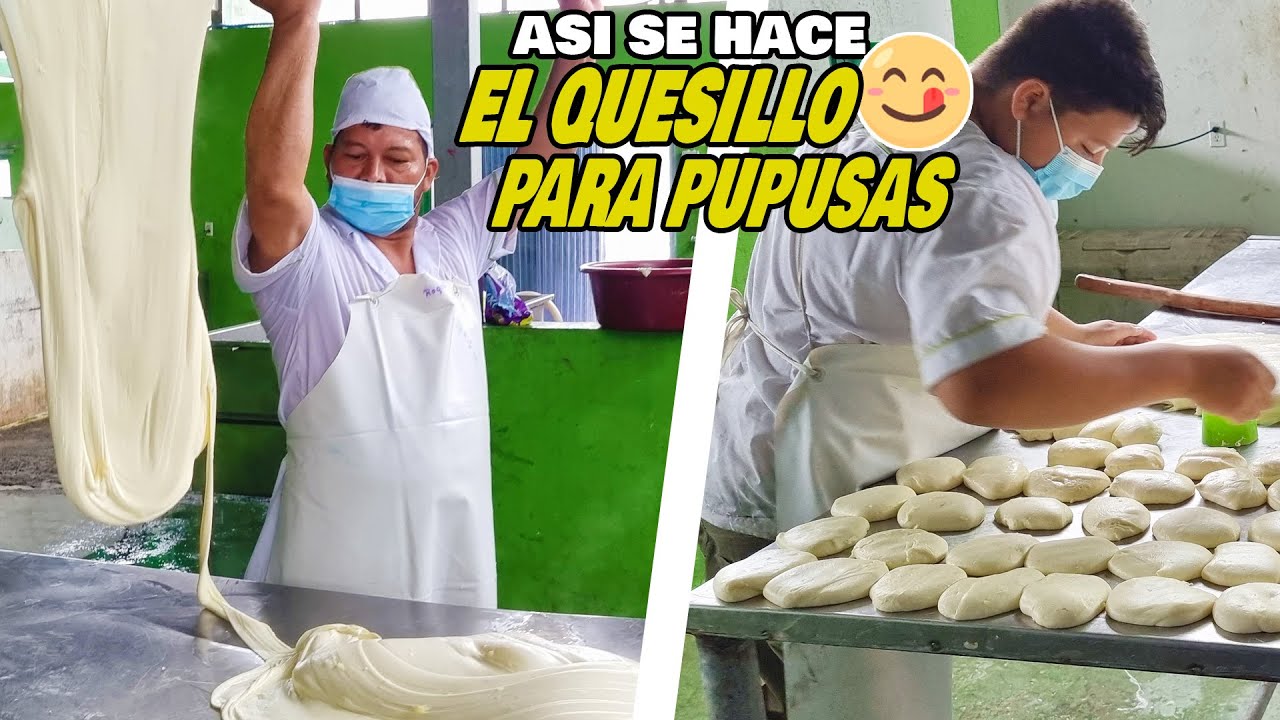 Así se hace el QUESILLO para las PUPUSAS en El Salvador | Lacteos Mayen Jocoro