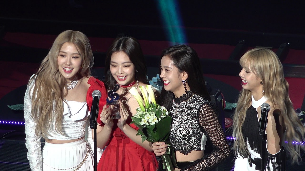190123 블랙핑크 대기 & 테디대리수상 Blackpink GAON