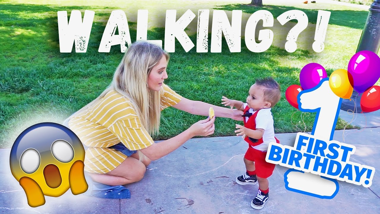 HOW JAYDEN'S FIRST BIRTHDAY WAS AMAZING! ( HE TAKES HIS FIRST STEPS!)