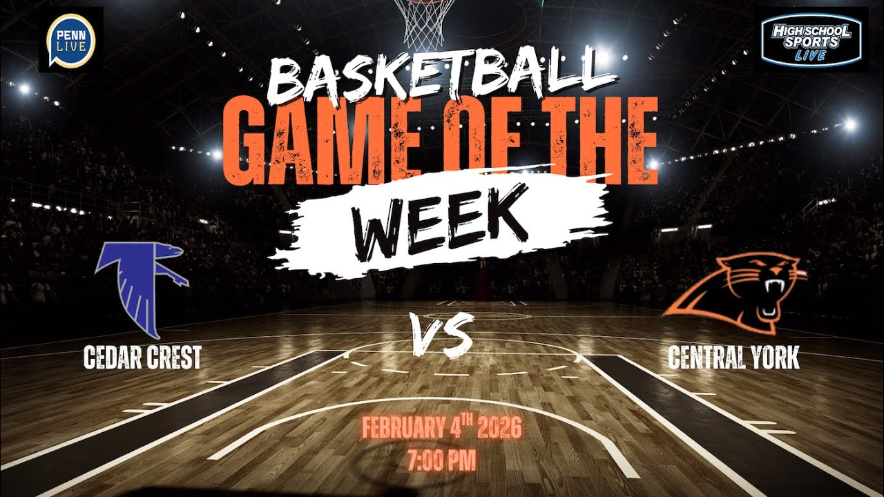 Cedar Crest at Central York basketball (2/4/26)