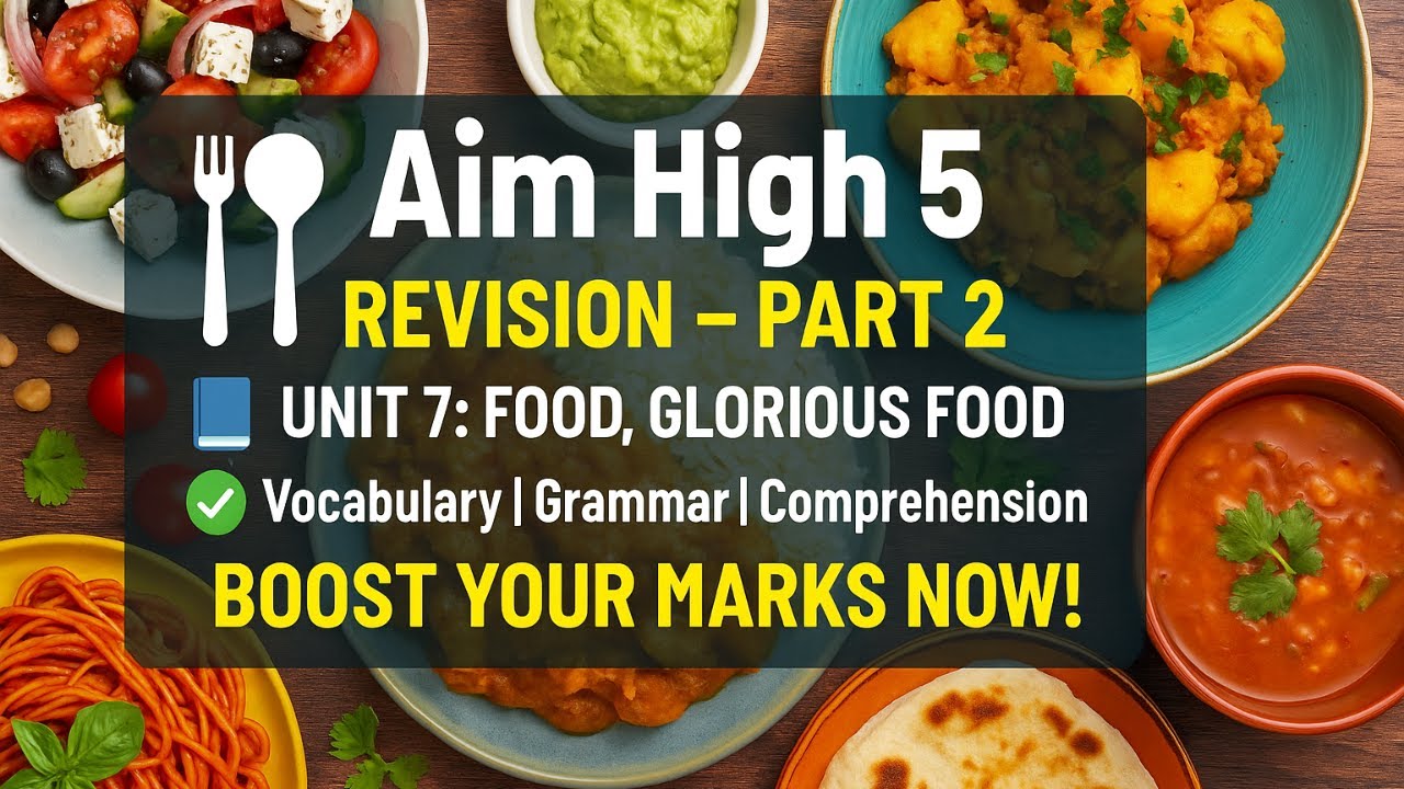 Aim High 5 Revision – Part 2 | Unit 7 Vocabulary, Cleft Sentences & Rewriting Mastery