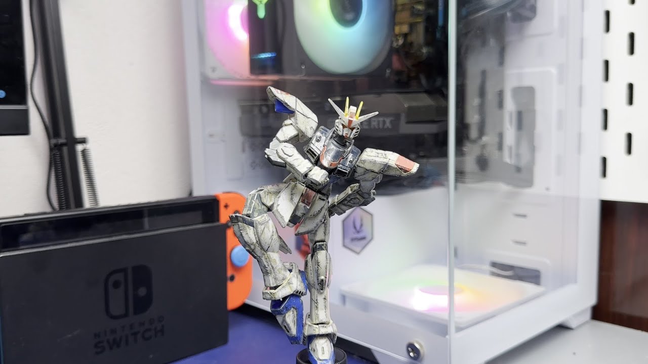 Gundam customization for beginners - I tried weathering and battle damage for the first time.