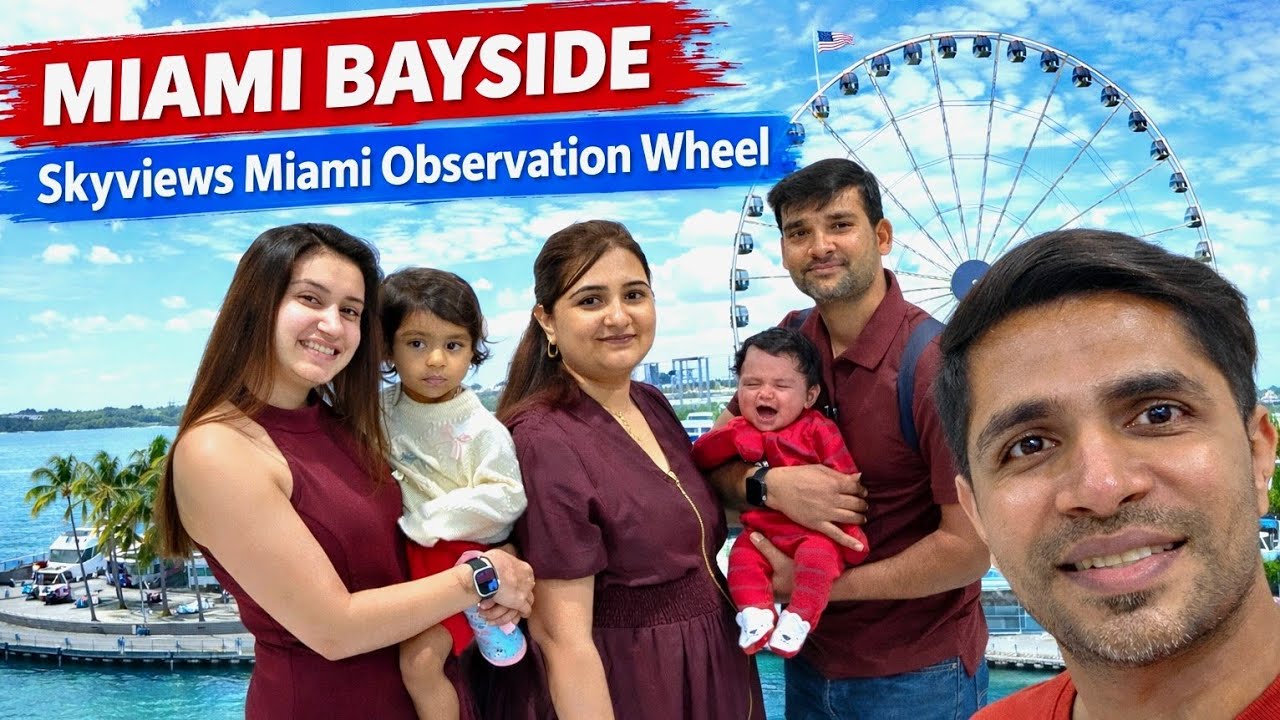 Day 3 Miami Vlog 🌴 | Bayside Market & 🎡 Skyviews Miami Observation Wheel Experience