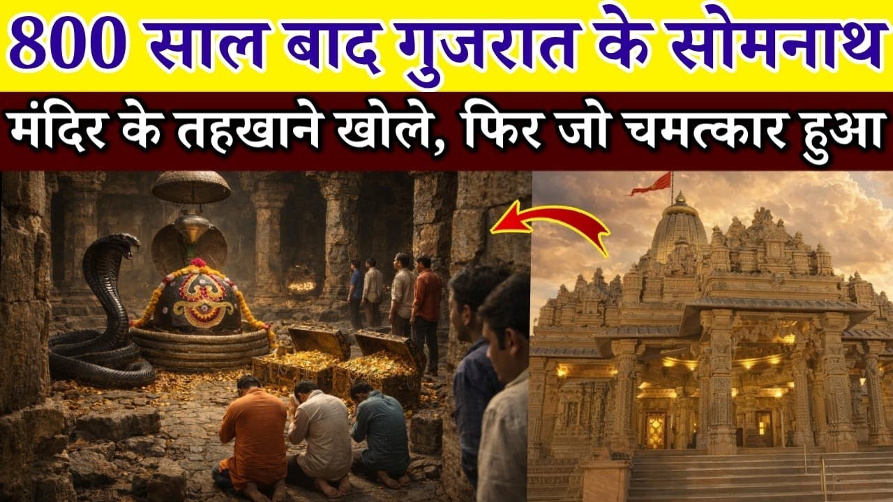 जब 800 सालों बाद खोले गए सोमनाथ मंदिर के तहखाने, नजारा देख सबकी रूह कांप गई, Mahadev Chamatkar