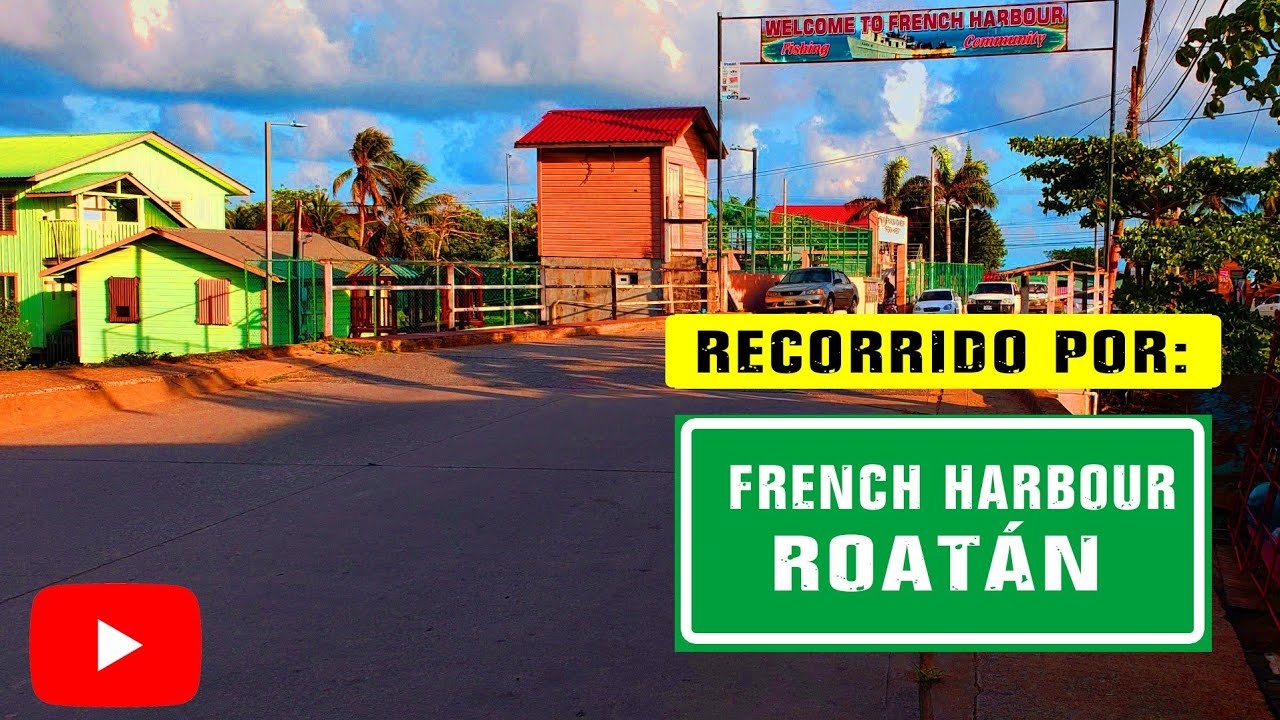 🛵Recorrido por las calles de French Harbour  | Roatán Honduras
