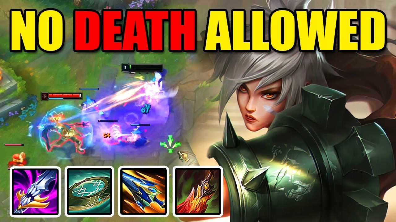 Rank 1 Riven Perfect Mid Lane — No DEATHS Allowed | Challenger Ranked Game