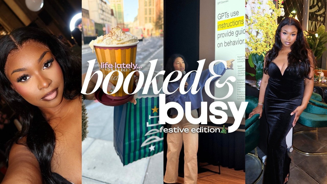LIFE LATELY🎄 | friendmas, tech/AI, gala, beauty maintenance, brand new DJI & G7X & more!👩🏾‍💻🛍️✨