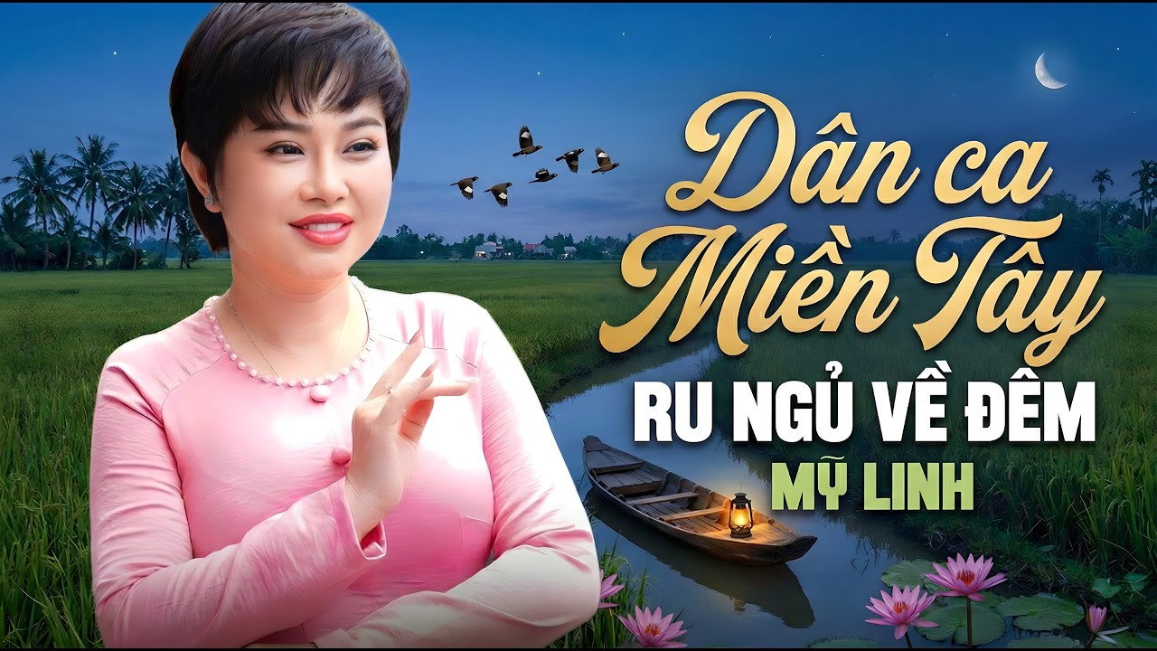 MỚI NHẤT HÔM NAY - Buồn Con Sáo Sậu - Mỹ Linh | Album Dân Ca Miền Tây Ru Ngủ Về Đêm