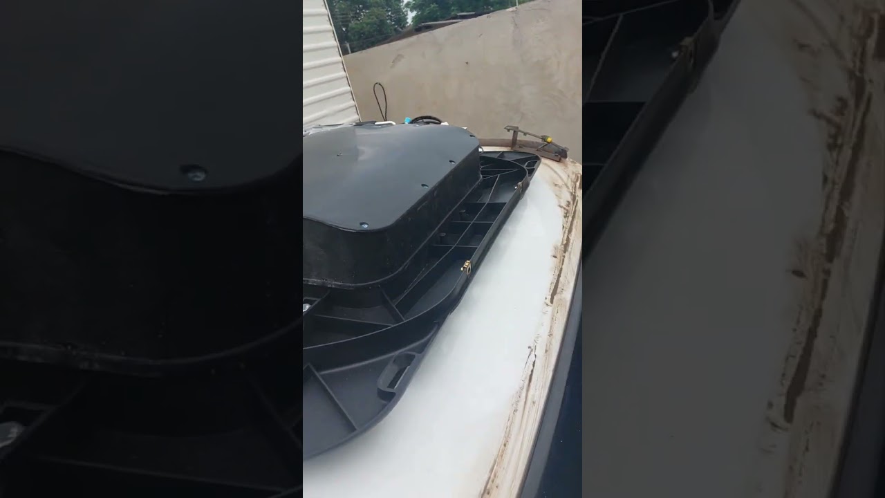 Instalação de ar condicionado elétrico no Iveco..