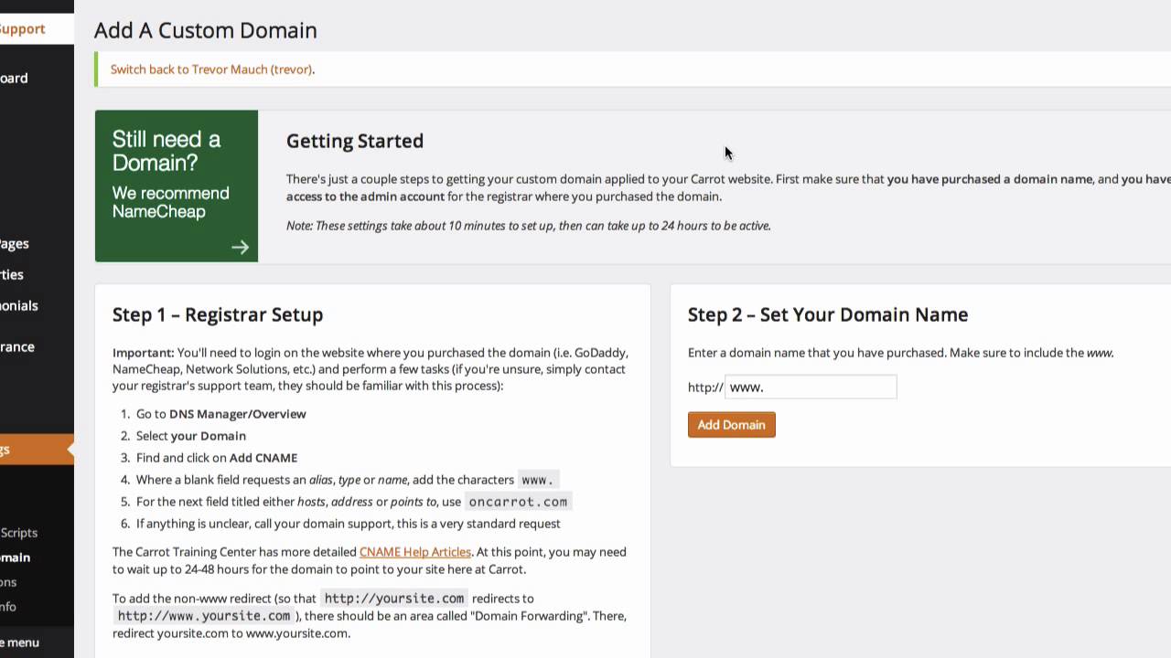 How fast does it take to setup an InvestorCarrot website? Fast. Very fast.