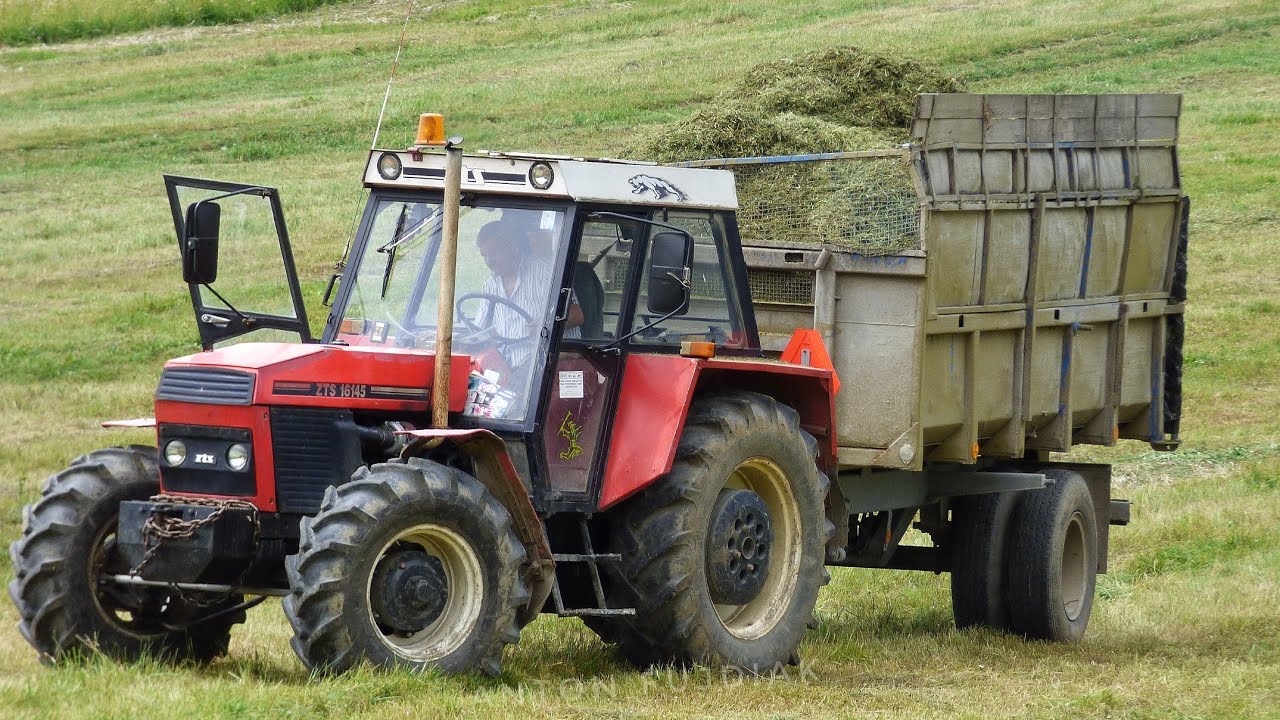 Senáže v kopcoch [ Claas Jaguar 820, Zetor Crystal 16145 - 16245, 7341 a Case IH Puma 210 ]