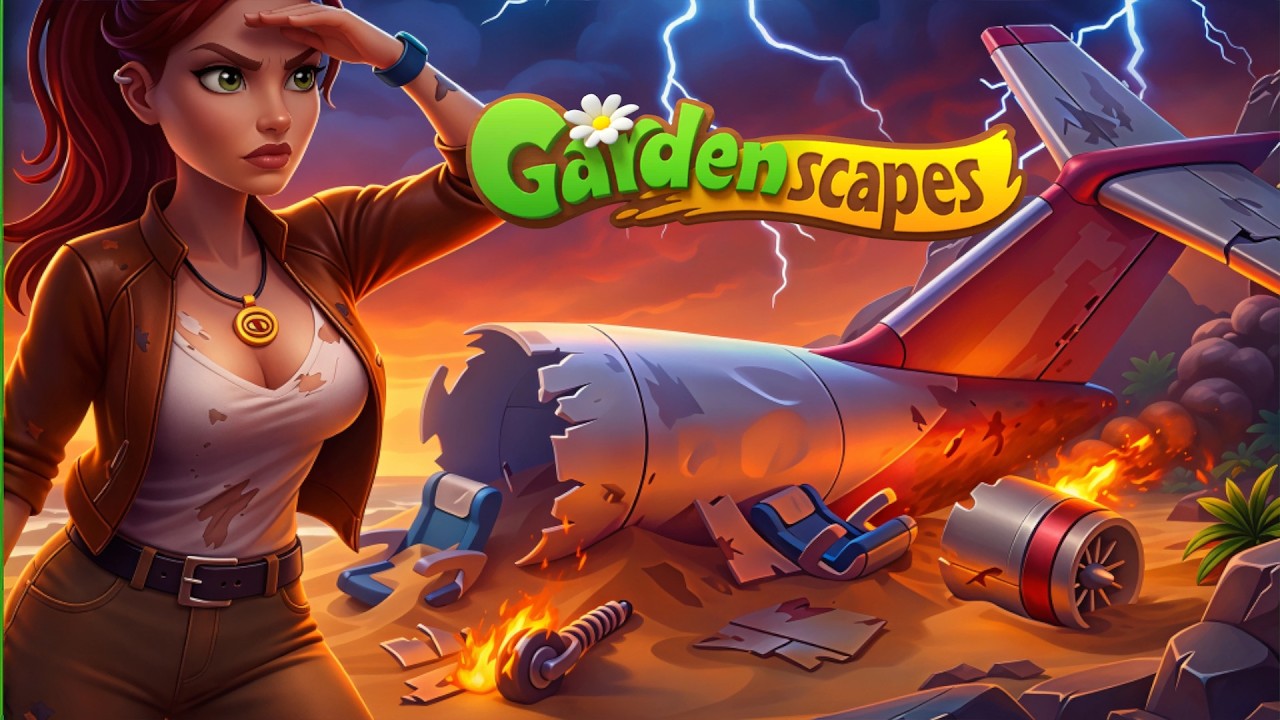 GARDENSCAPES NEW ACRES | Остров контрабандистов | Полная версия игры | Прохождение игры