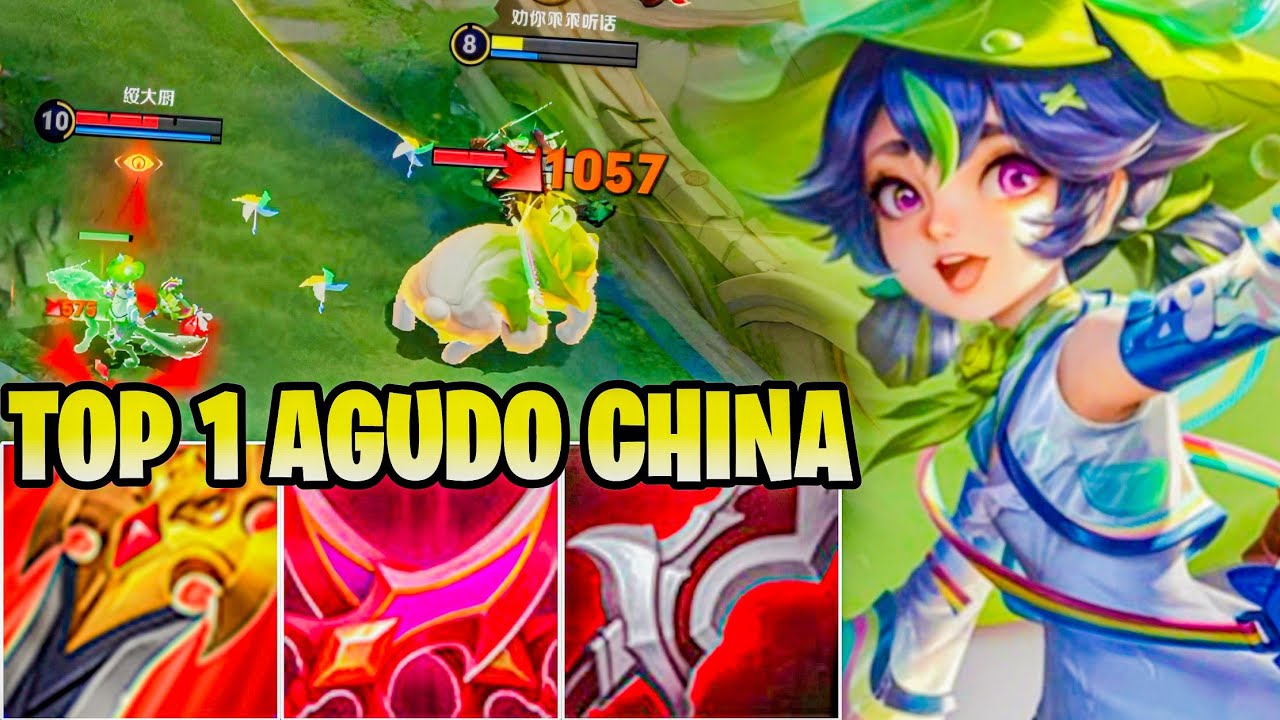 HOK AGUDO - TOP 1 AGUDO IN CHINA SERVER GAMEPLAY - GRANDMASTER LEGENDS RANKED
