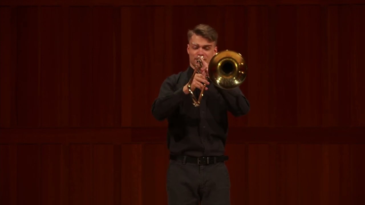 Allemande from J.S. Bach's 4th Cello Suite | Robert Conquer, trombone