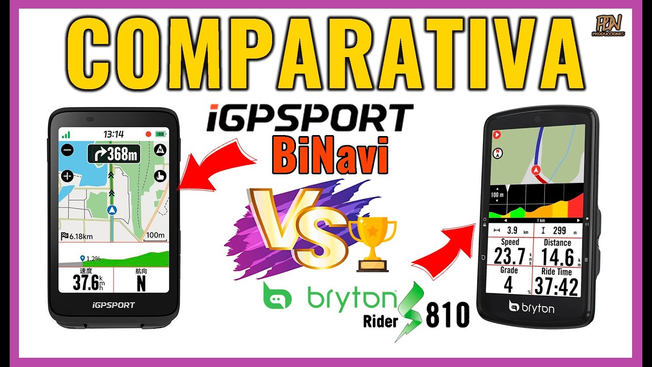 IGPSPORT BINAVI O BRYTON S810 ¿CUAL ES MEJOR?LA MEJOR COMPARATIVA DE ESTOS DOS CICLOCUMPUTADORES GPS