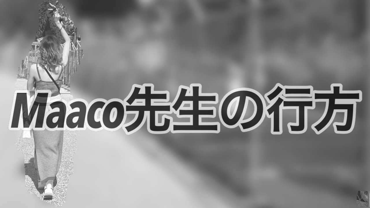 Maaco先生どこ行った？！