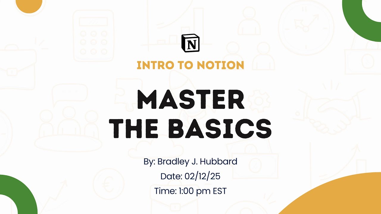 Intro To Notion - Master The Basics