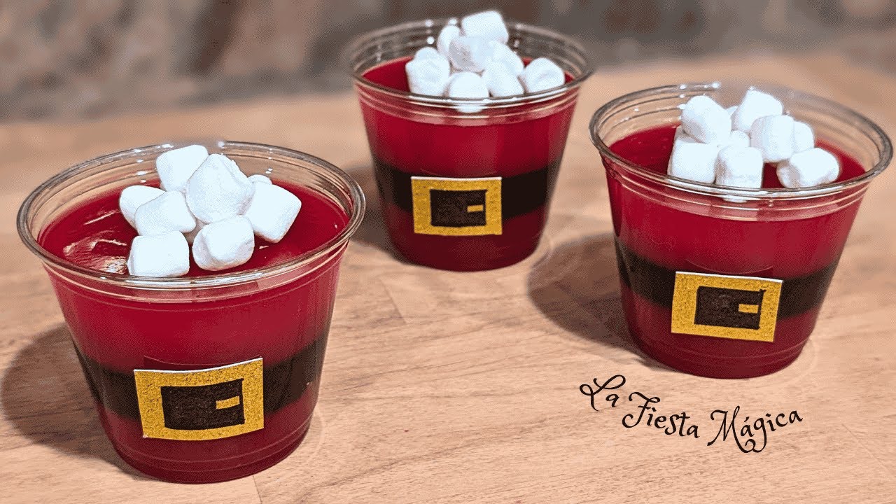 GELATINAS DE SANTA CLAUS PARA NAVIDAD🎄FACILES Para Sorprender! Ideales para Fiestas y Negocio