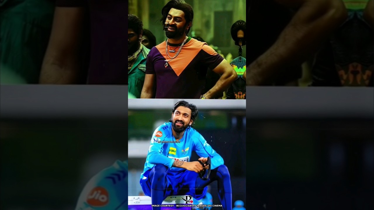 Krunal Pandya in Pushpa 2🤔😲 Krunal Pandya Hardik Pandya #krunalpandya #pushpa2 #shorts
