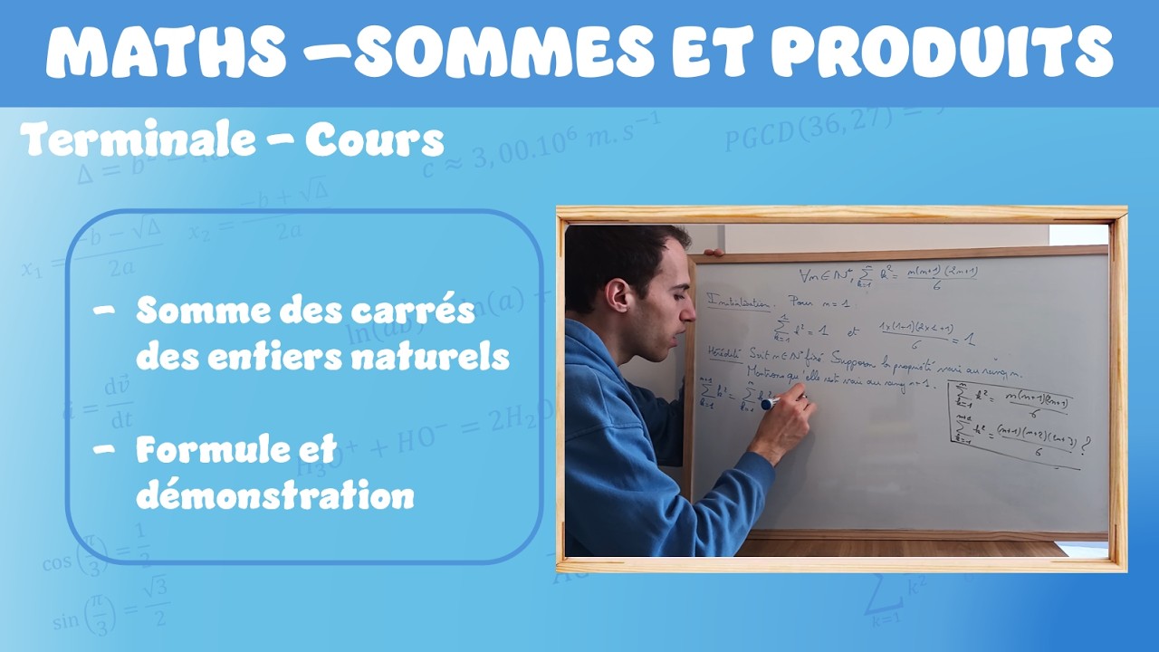 [Maths][Terminale] Somme des carrés des n premiers entiers naturels non nuls