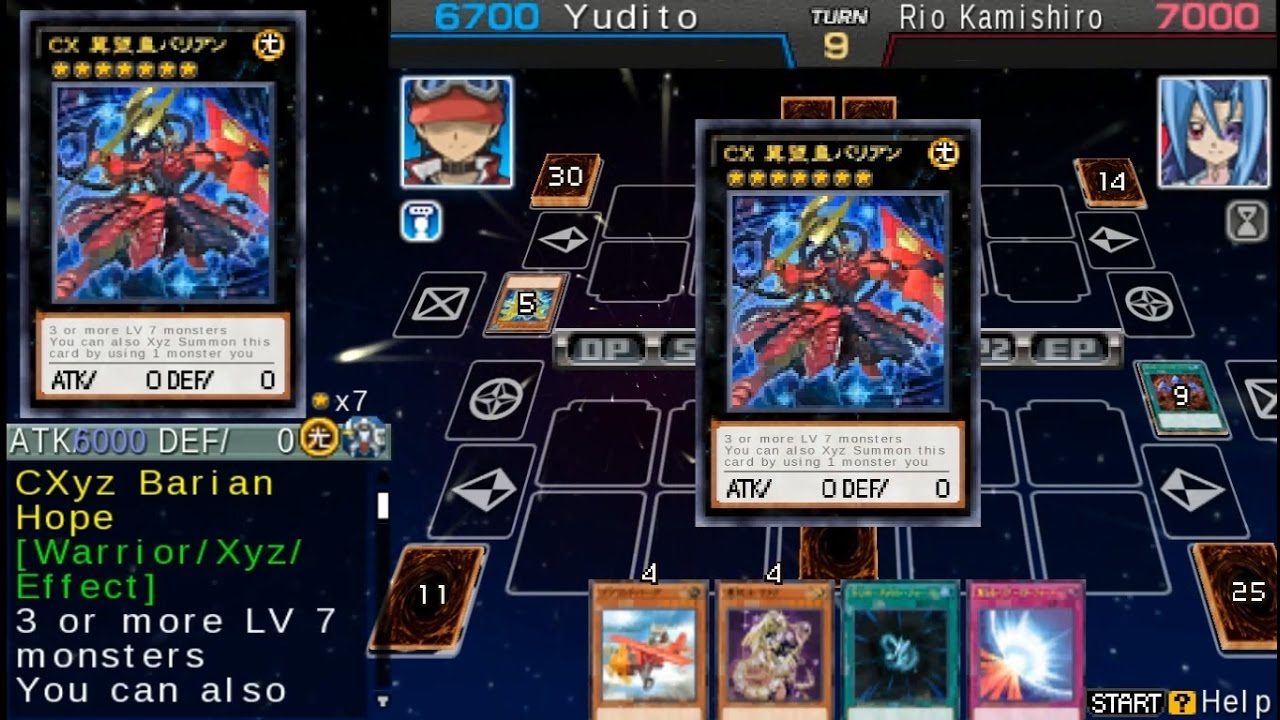 Yu-Gi-Oh! ARC-V Tag Force Special - CXyz Barian Hope OTK