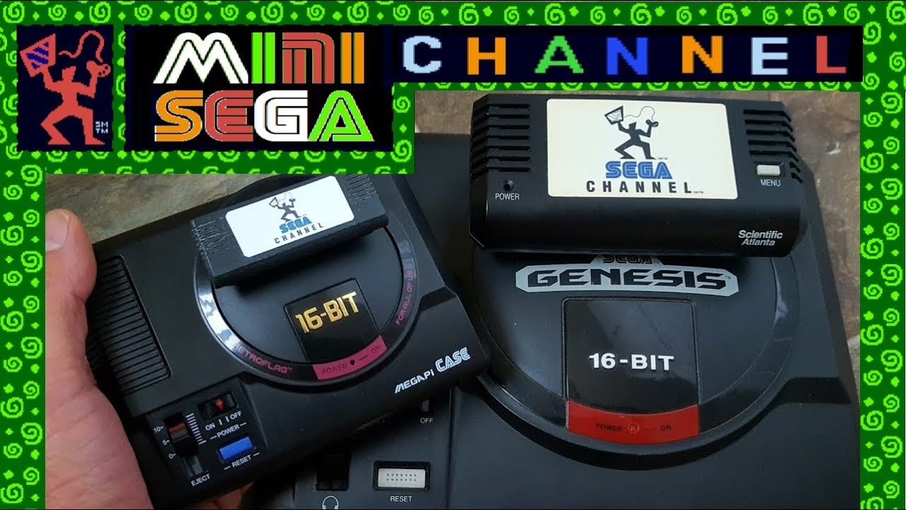 SEGA Channel MINI Mod WoRkiNg with Retropie+Retroflag MegaPi Case
