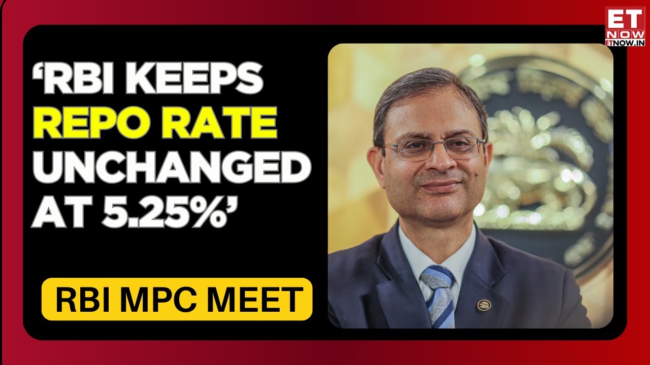 RBI MPC Meeting Live: Repo Rate Unchanged At 5.25% | Policy To Support Further Growth | RBI Governor