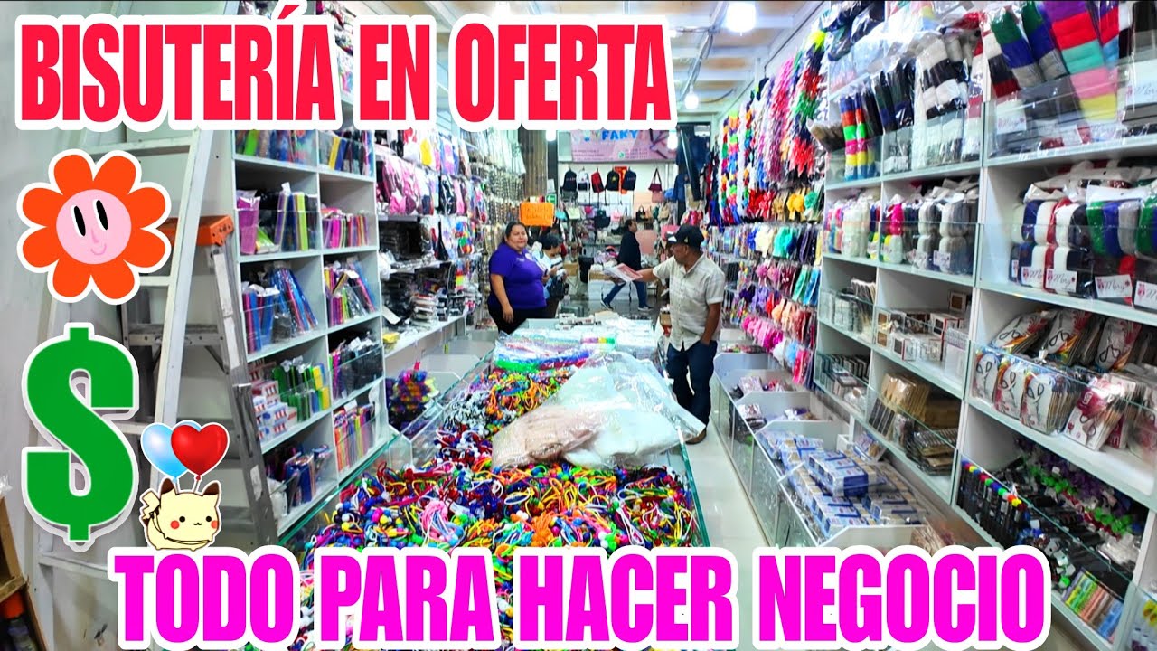 La TIENDA MÁS BARATA DE BISUTERÍA EN EL CENTRO, Increíbles Precios en Peines, Espejos, Pasadores 