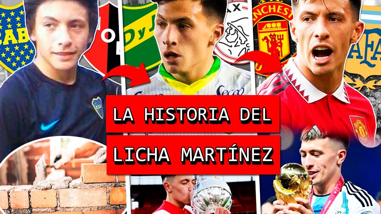 La TRISTE historia del LICHA MARTÍNEZ, del ALBAÑIL rechazado por BOCA al IDOLO de UNITED y ARGENTINA