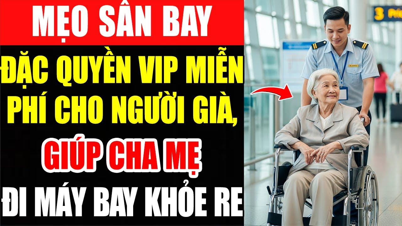 Tiếp Viên Hàng Không Chỉ Cách: Đưa Cha Mẹ Đi Máy Bay Sướng Như VIP (Hoàn Toàn Miễn Phí)