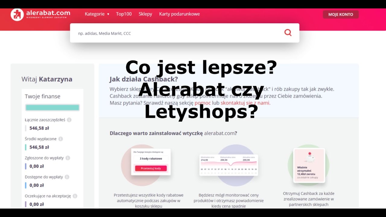 Alerabat, czy LetyShops? - kolejna z metod na uzyskanie dodatkowych pieniędzy 💰